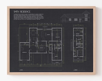 Rick and Morty - Floor Plan - Digital Art - Grey - 11x17