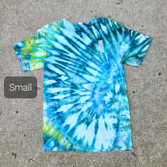 Handmade Tie Dye Shirt Small T-Shirt Ice Tie Dye by Lindsey A Lindsey One of a Kind