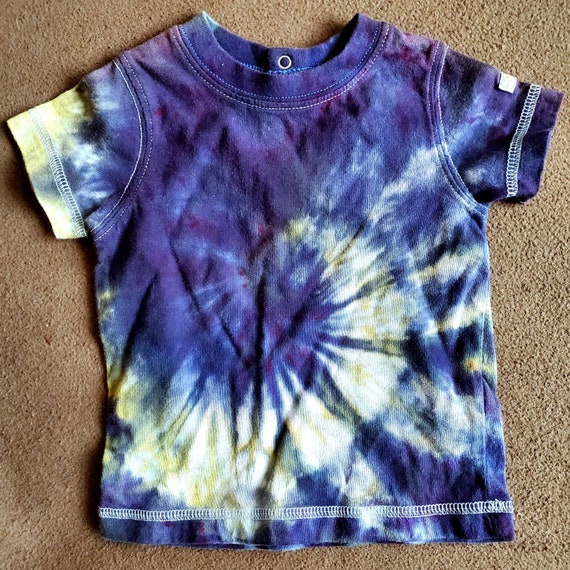Handmade 9 Month Baby Tie Dyed T Shirt One of a Kind