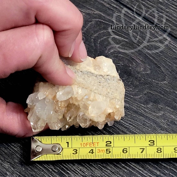 Untreated Citrine Quartz Point Crystal Cluster