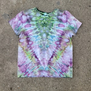 Handmade Tie Dye Shirt Petite Medium T Shirt One of a Kind