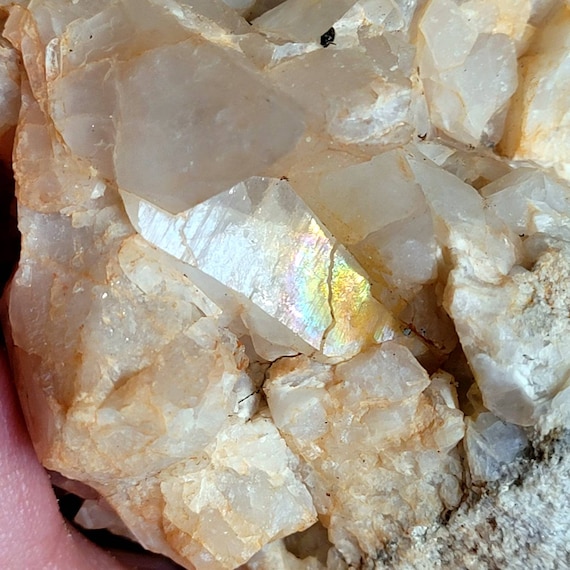 Large Natural Multi Terminated Quartz Crystal Matrix