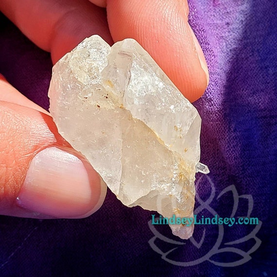 Adularia Quartz Twin Crystal with Bridge