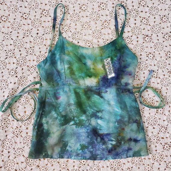 Handmade Tie Dye Tank Top One of a Kind