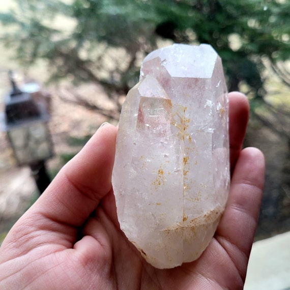 Twin Clear Lemurian Quartz Crystal