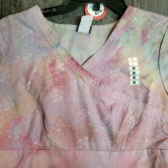 Handmade Tie Dye Scrub Shirt Medium One of a Kind