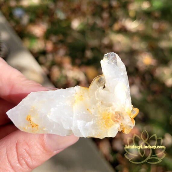 Natural Citrine Channeling Manifestation Crystal Key Quartz Crystal Lumarian Crystal