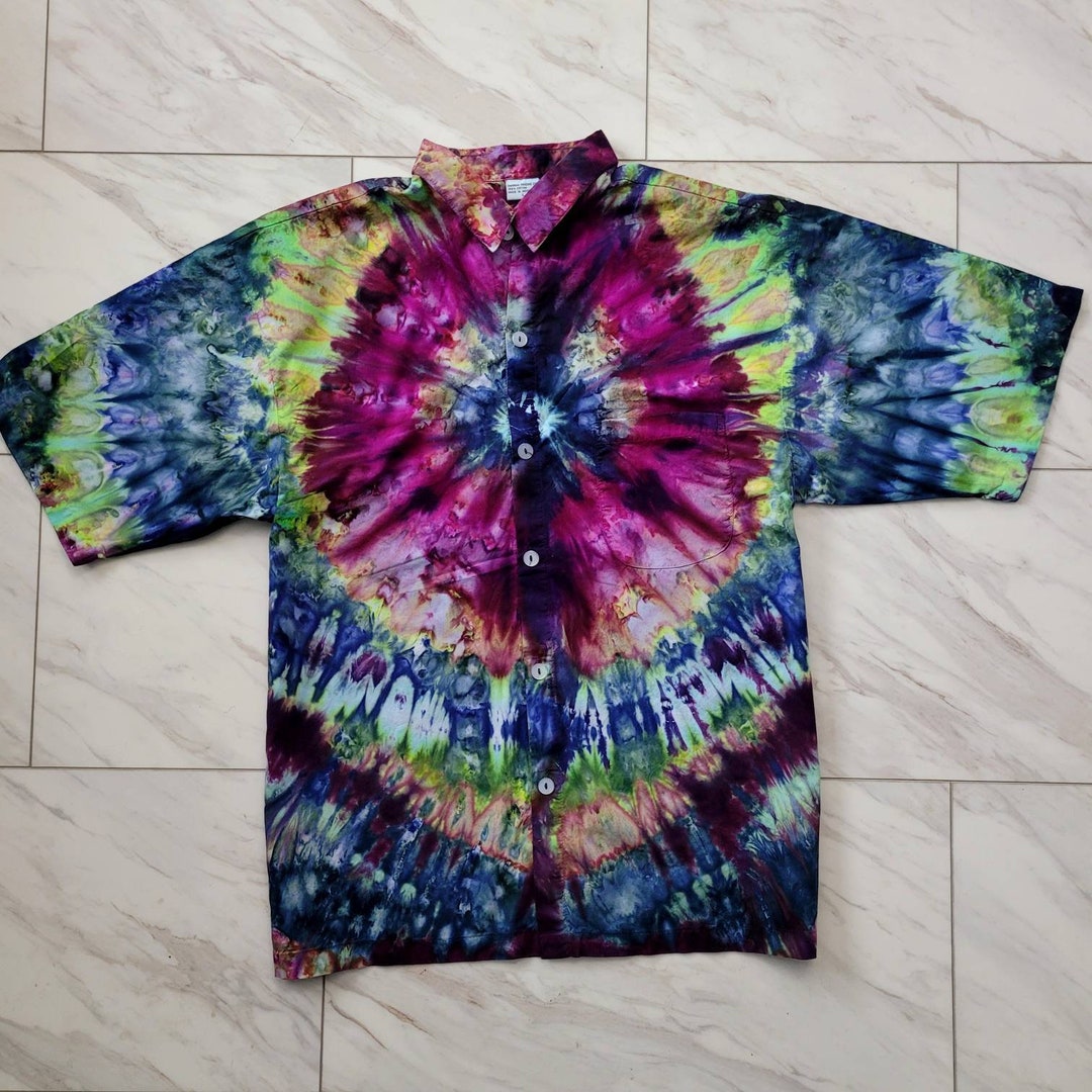 Brie Tie Dye Button Down Shirt main image 0