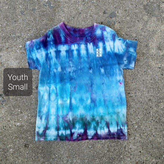 Handmade Tie Dye T Shirt Kids Small Youth Small One of a Kind