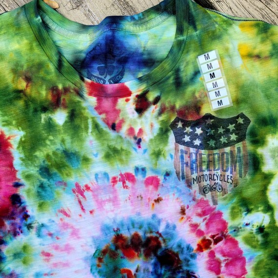 Medium Motorcycle Tie Dye Shirt