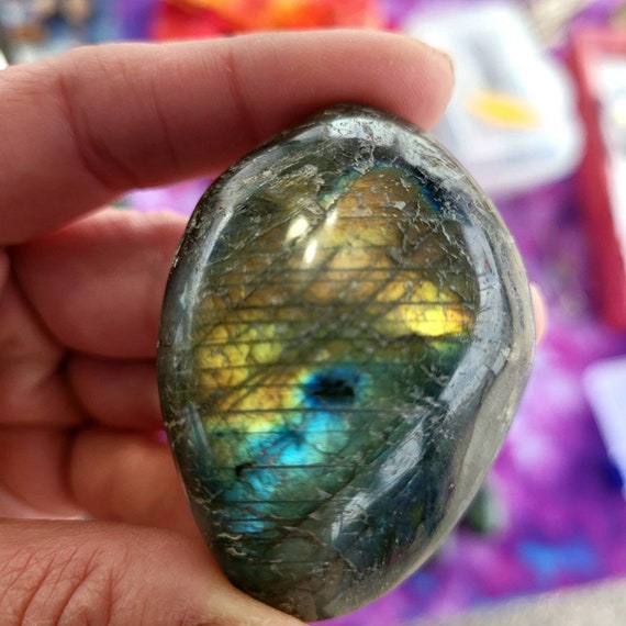 Labradorite Palm Stone