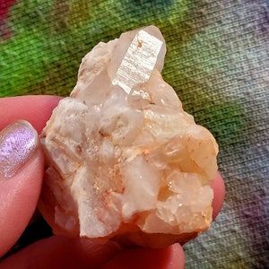 Natural Citrine Quartz Crystal Cluster Crystal on Matrix