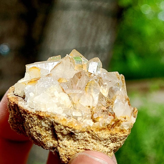 Smoky Quartz Crystal Cluster with Matrix