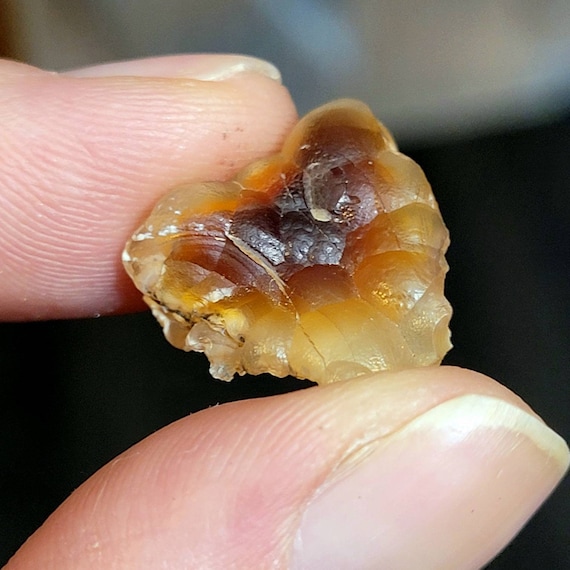 Rough Fire Agate Self Mined Chalcedony