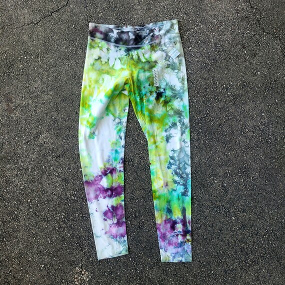 Handmade Tie Dye Leggings One of a Kind