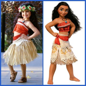 Moana Costume Disney Moana Dress Moana outfit Girls Toddler Adult Moana Cosplay Moana princess dress up Princess Halloween costume image 1