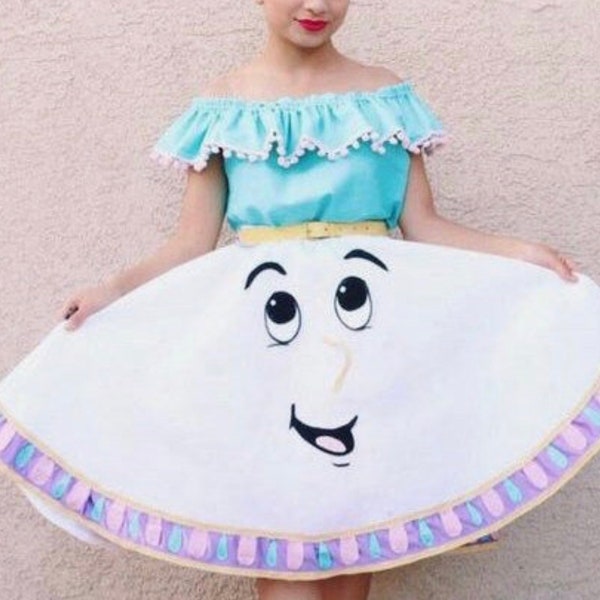 Chip from the Beauty and the Beast chip costume girls