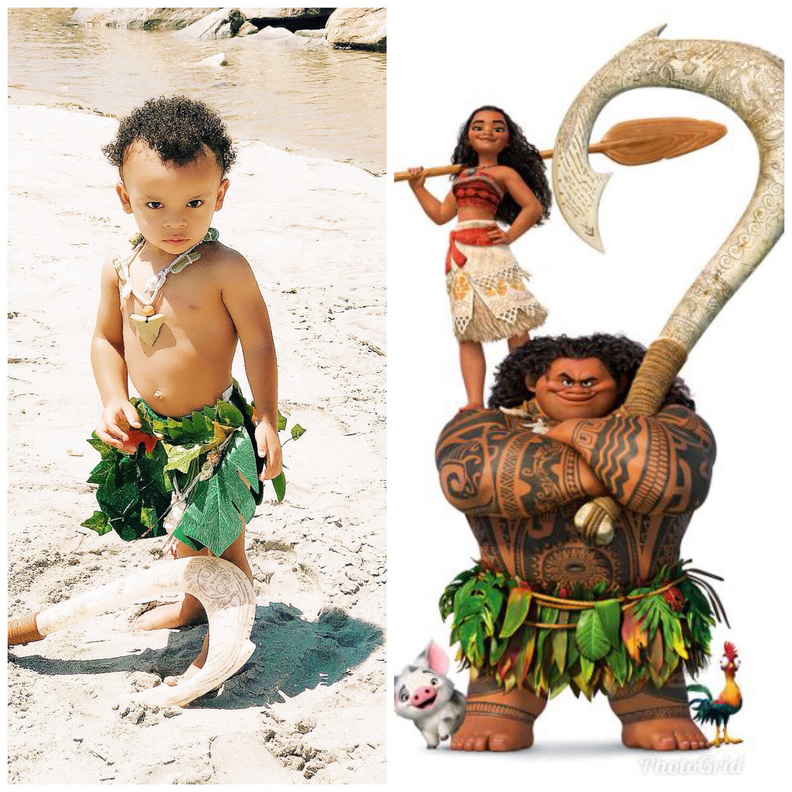 maui disney infant moana costume hawaiano cosplay maui adulto immagine 1.