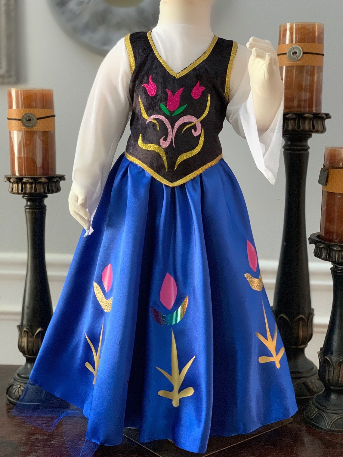 Princess Anna Costume From Frozen Princess Elsa Sister's - Etsy