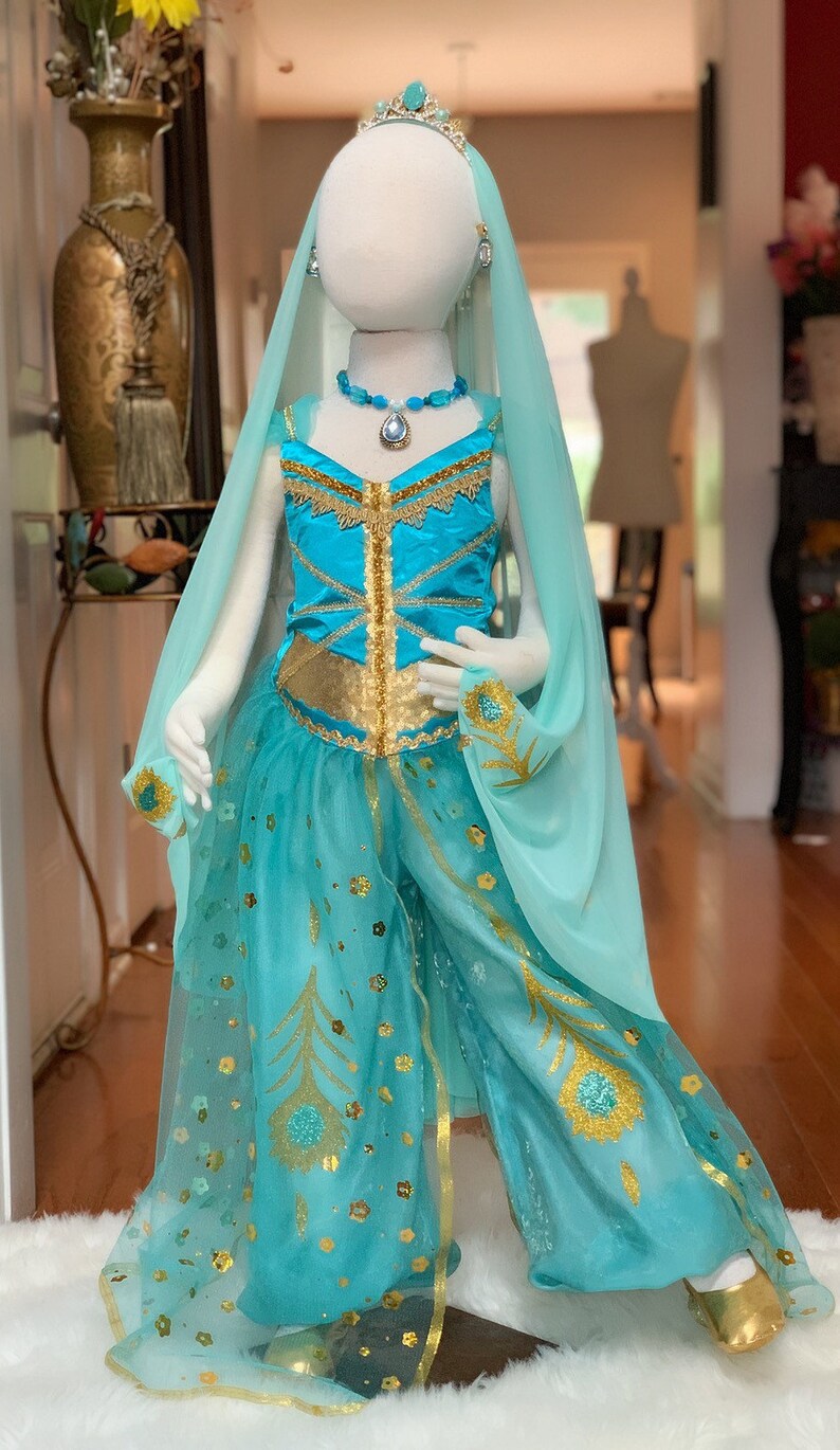 Princess Jasmine dress 2019 princess Jasmine costume pink and Etsy