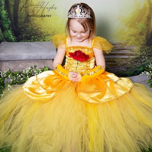 Belle Dress Princess Belle Costume Belle Halloween Disney Beauty and ...