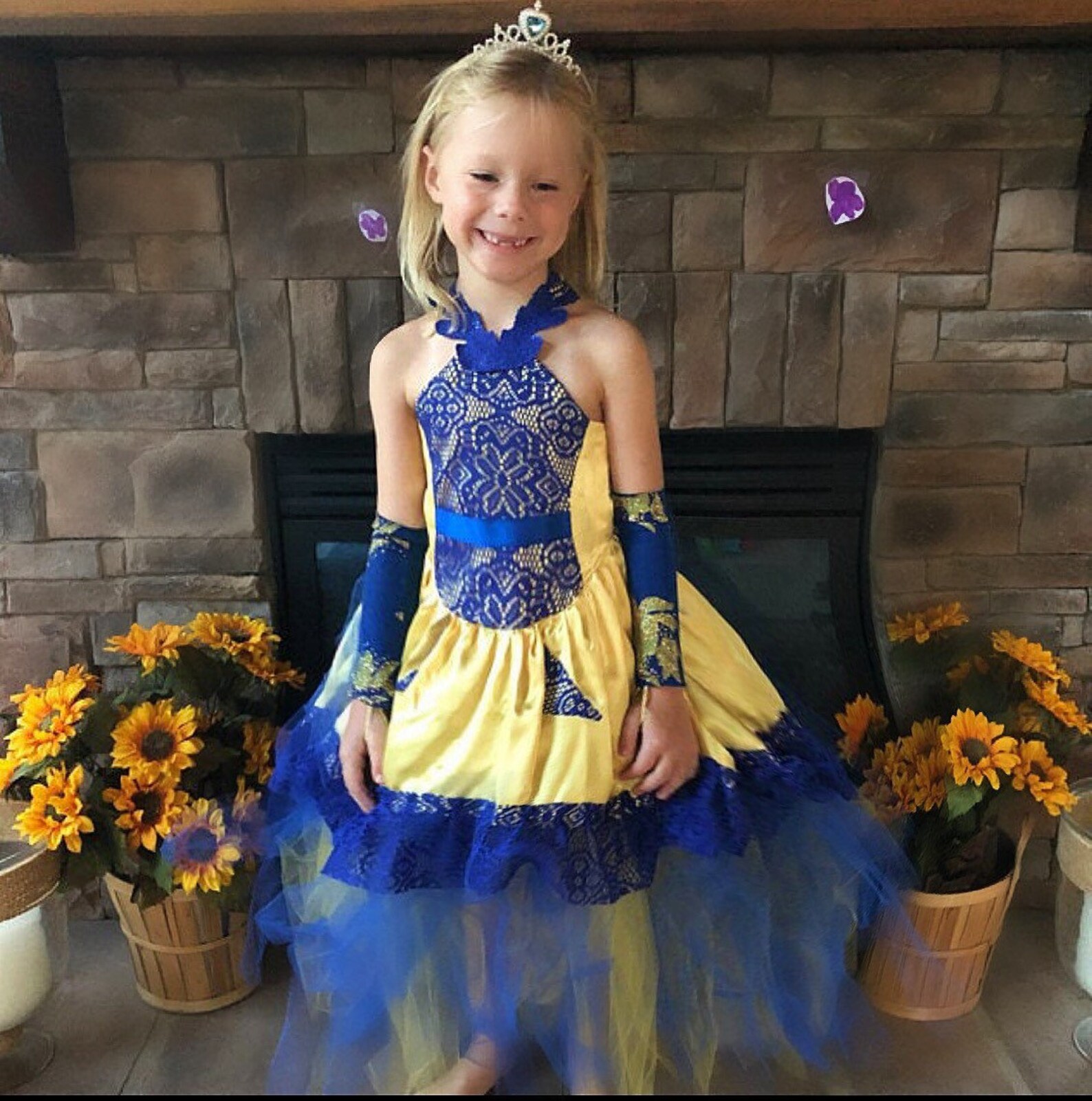 Mal Descendants 2 Costume Mal Descendants 2 Coronation Yellow - Etsy