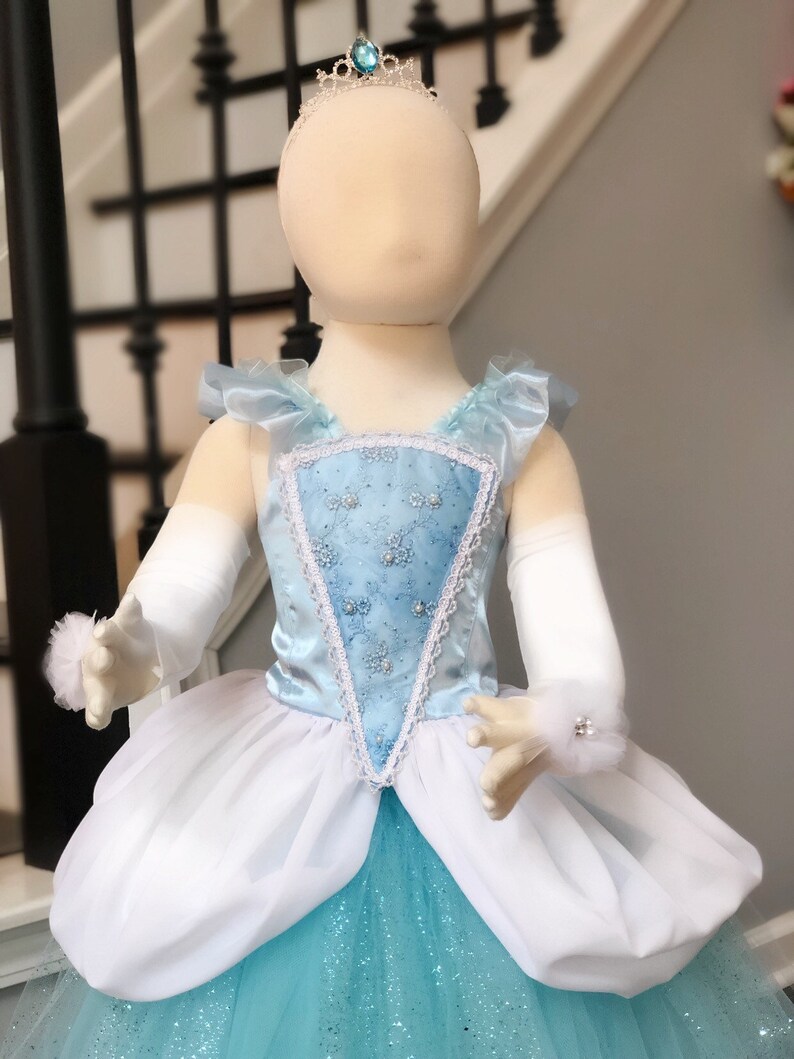 Cinderella girls dress Cinderella baby Dress Cinderella costume image 4