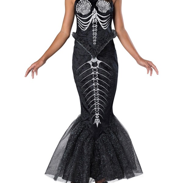 Girls skeleton mermaid for girls