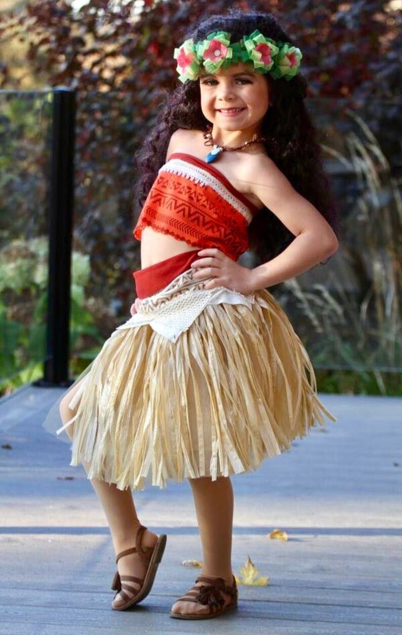 Moana Costume Disney Moana Dress Moana outfit Girls Toddler Adult Moana Cosplay Moana princess dress up Princess Halloween costume image 5