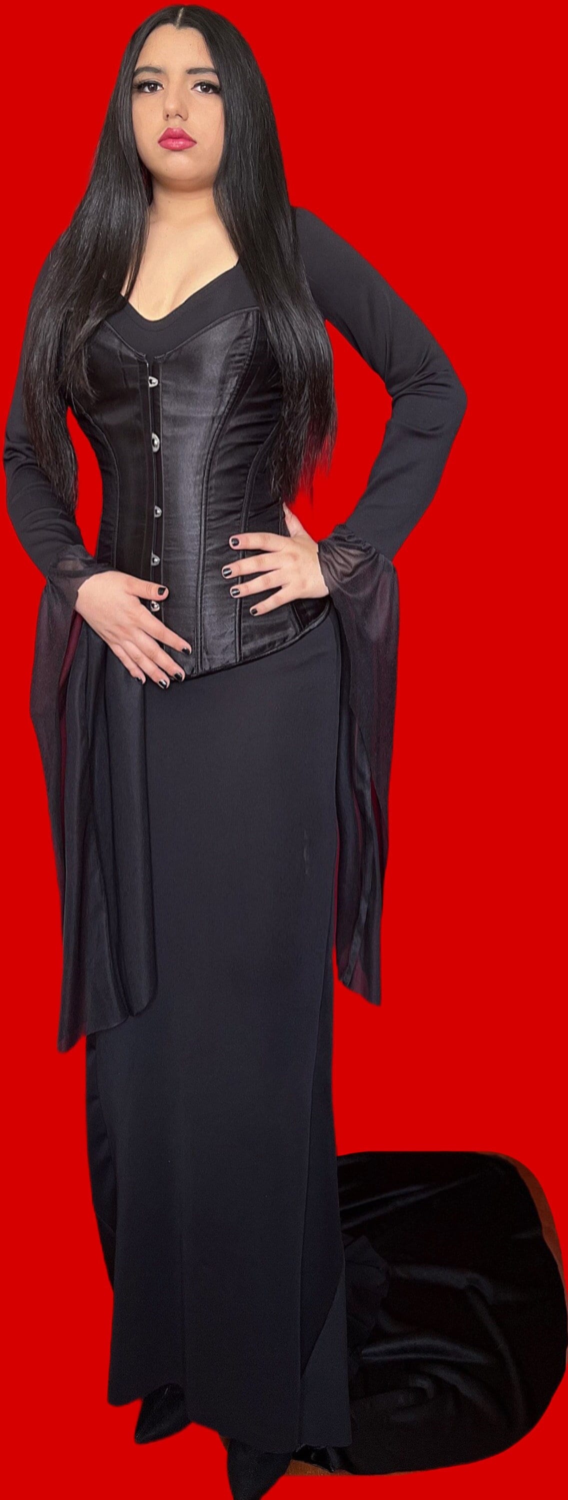 Morticia Addams dress Theme Mother and Daughter Dress Wednesday Addams Morticia