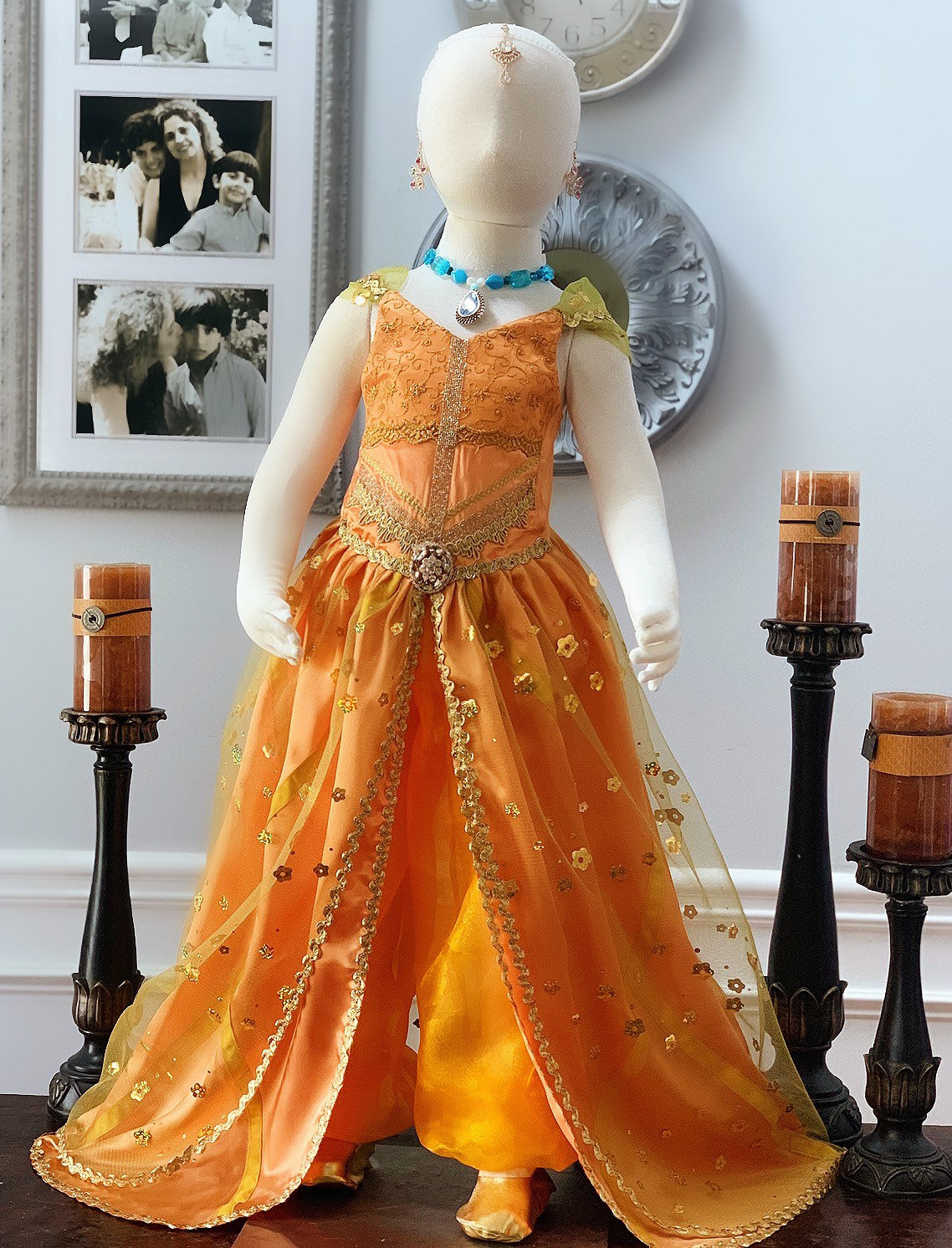 Rijk Gewoon overlopen Detecteren Prinses Jasmine jurk prinses Jasmine kostuum Allading outfit - Etsy België