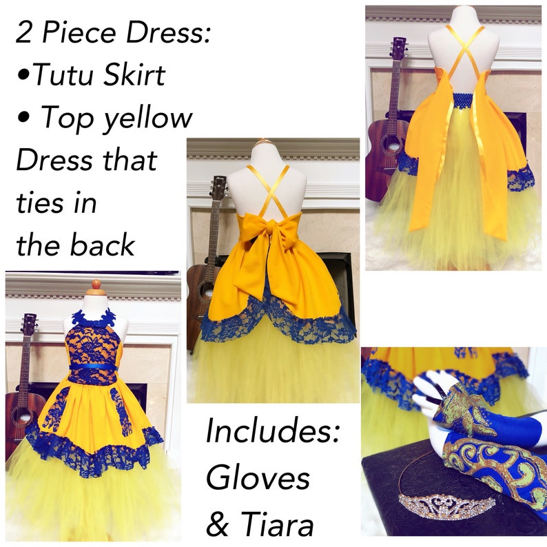 Mal Descendants 2 Costume Mal Descendants 2 Coronation Yellow - Etsy