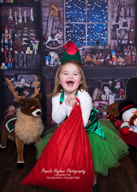 Disfraz de niña elfa de Navidad, vestido de elfo para niño pequeño, regalo  de Navidad para niña -  México