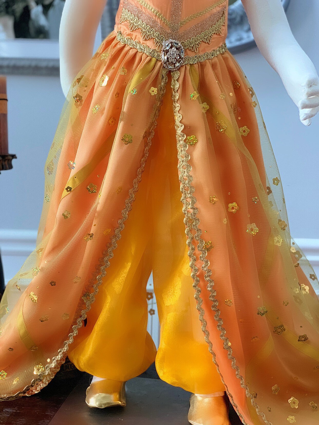 Princess Jasmine Dress Princess Jasmine Costume Allading Etsy