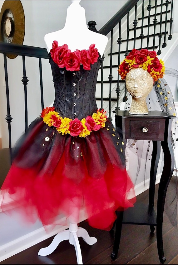 Il giorno dei morti costume adulto Coco vestito carnevale costume adulto  vestito Coco Coco Imelda vestito ispirato al cocco costume di Halloween  2018 -  Italia