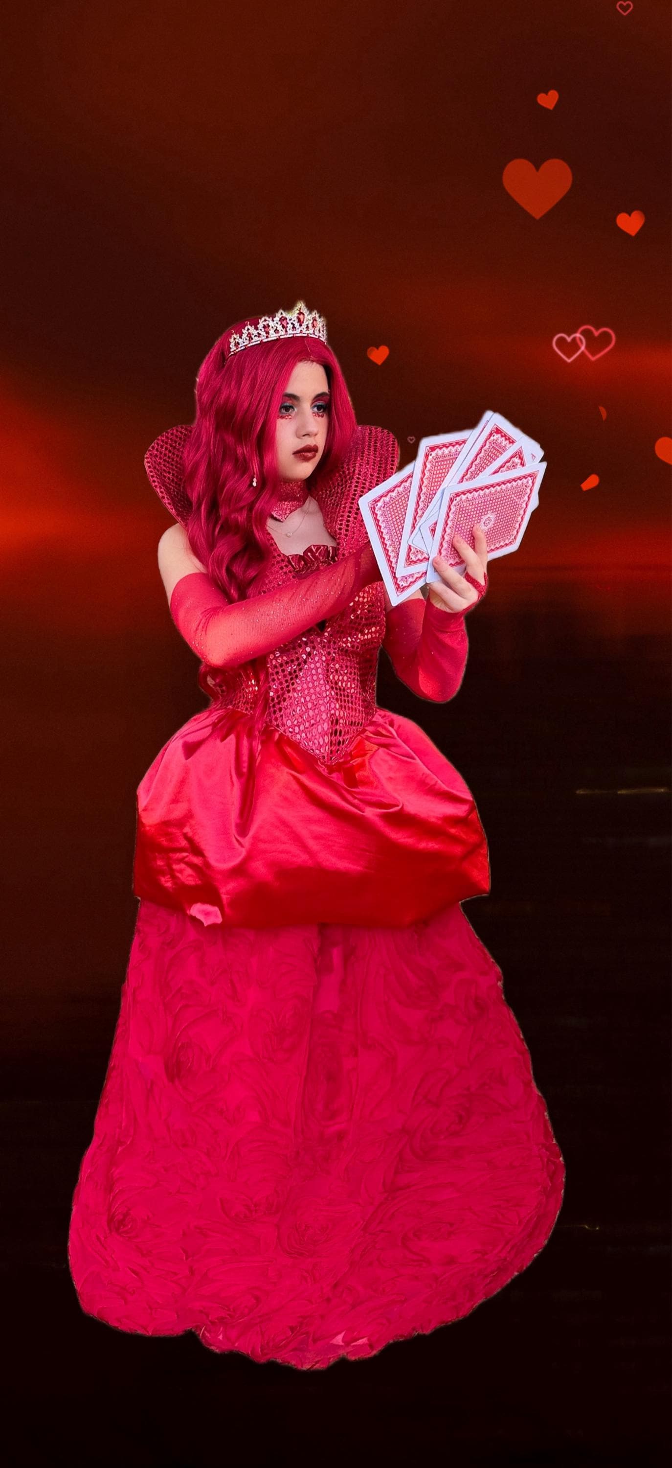 open lace back dress Amazon.com: Spirit Halloween Descendants: The Ride of Red Kids Red Jumpsuit  Costume | Officially Licensed main image 0
