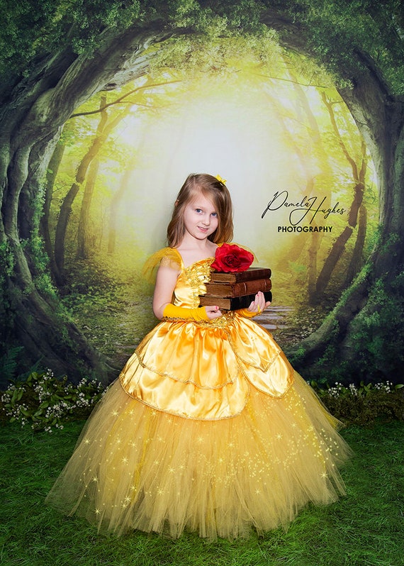 Belle robe de princesse Belle déguisement Belle Halloween Disney La belle  et la bête Halloween 2019Fête d'anniversaire Belle tenue Belle -  Canada