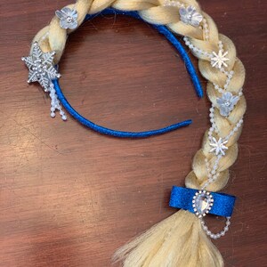 Elsa Inspired Dress, Sequin Frozen Costume with Detachable Veil image 3