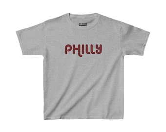Kids Bubble Philly Shirt, Philadelphia, Phillies Inspired, Kids Heavy Cotton™ Tee