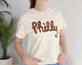 Philly Pretzel T-shirt, Philadelphia, City, Brotherly love, tee
