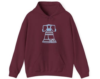 Ring the Bell, Philly, Liberty Bell, Baseball, Phillies Inspired, Philadelphia Hoodie, Hooded Sweatshirt