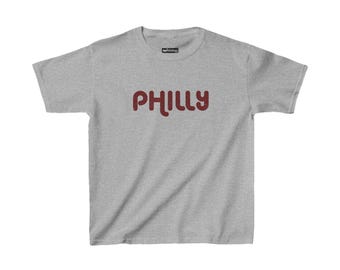 Kids Bubble Philly Shirt, Philadelphia, Phillies Inspired, Kids Heavy Cotton™ Tee