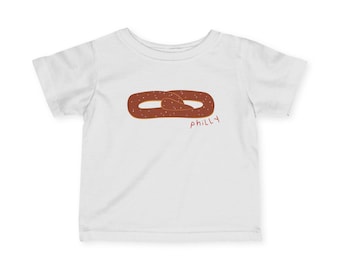 Infant Philly Pretzel Shirt, Philadelphia, Philadelphia Soft Pretzel, Infant Cotton™ Tee