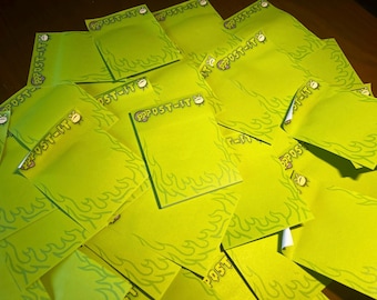 PPPost It’s green flame sticky notes (PPPP Fundraiser)