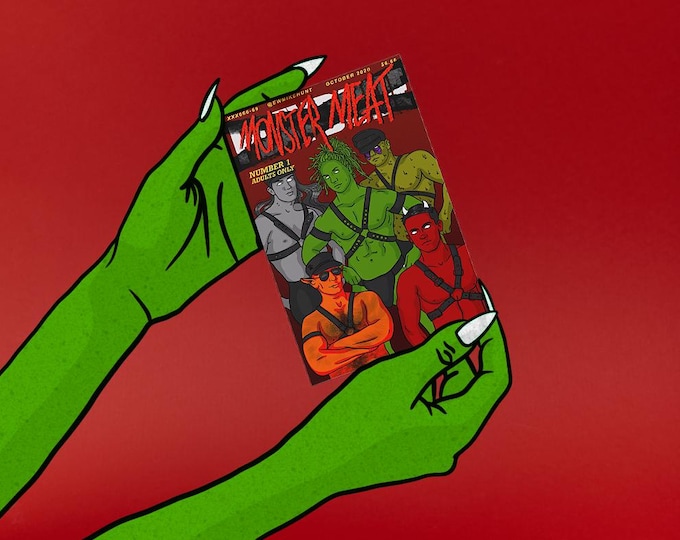 Monster Meat Zine: Queer Horror Art - Limited Special Edition