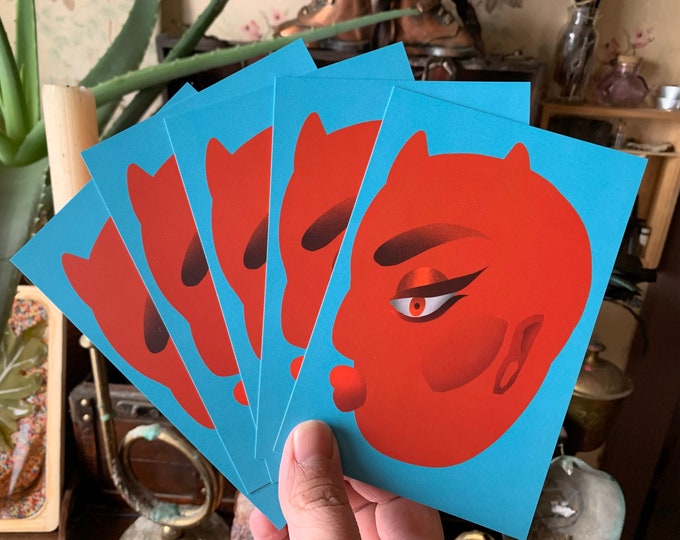 Devil postcards