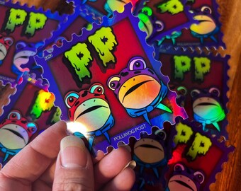 Polliwog Post (PP) Holographic Sticker (PPPP Fundraiser)