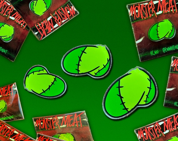 Monster Meat Frankie Chode 1.5” acrylic pin