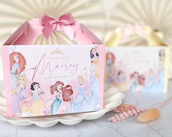 Children’s Party Box | PARTY PRINCESS | Personalised kids luxe picnic meal boxes
