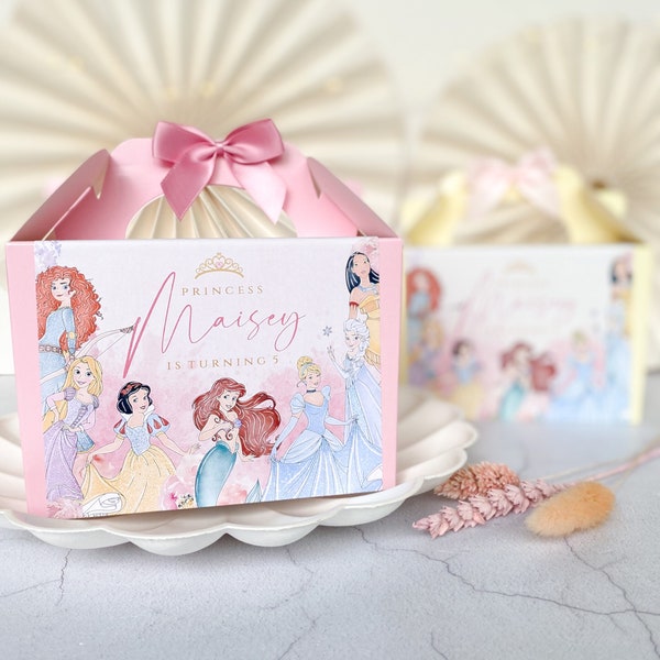 Children’s Party Box | PARTY PRINCESS | Personalised kids luxe picnic meal boxes